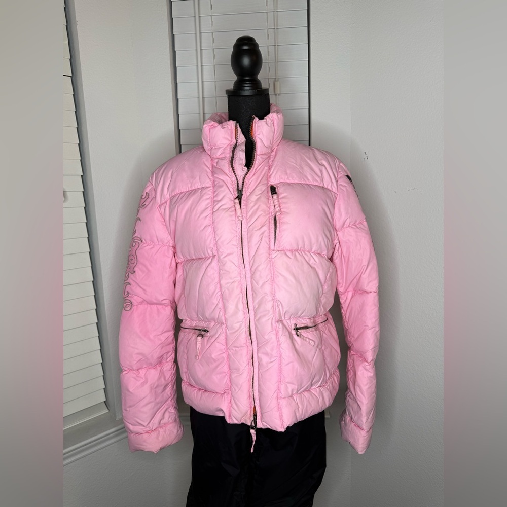 Jet Set Pink Puffer Jacket for Women